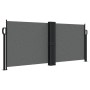 Anthracite gray retractable side awning 100x1000 cm by , Umbrellas - Ref: Foro24-4004688, Price: 129,48 €, Discount: %