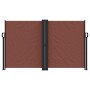 Toldo lateral retráctil marrón 140x1000 cm de , Sombrillas - Ref: Foro24-4004719, Precio: 124,99 €, Descuento: %