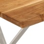 Bench with natural edge solid acacia wood 105 cm by , Banks - Ref: Foro24-372758, Price: 112,89 €, Discount: %