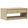 Mesa de centro SAUDA madera maciza pino color roble 99x55x45 cm de , Mesas de centro - Ref: Foro24-377598, Precio: 118,99 €, ...