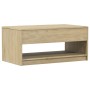 Mesa de centro SAUDA madera maciza pino color roble 99x55x45 cm de , Mesas de centro - Ref: Foro24-377598, Precio: 118,99 €, ...