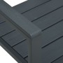 Banco de jardín HDPE gris aspecto madera 120 cm de vidaXL, Bancos de jardín - Ref: Foro24-47874, Precio: 148,41 €, Descuento: %