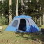 Family tent 6 people waterproof quick opening blue by , tents - Ref: Foro24-94296, Price: 132,99 €, Discount: %