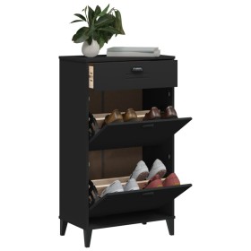 Mueble zapatero VIKEN madera de ingeniería negro de , Zapateros y organizadores de calzado - Ref: Foro24-374927, Precio: 155,...