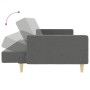 2-seater sofa bed with stool in dark gray fabric by , Sofas - Ref: Foro24-3216228, Price: 270,99 €, Discount: %