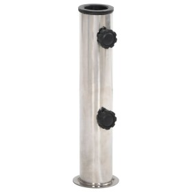 Base de sombrilla para mástil Ø38/48 mm acero inoxidable plata de , Bases para sombrillas - Ref: Foro24-4003375, Precio: 21,9...