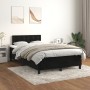 Box spring bed with black velvet mattress 120x190 cm by , Beds and slatted bases - Ref: Foro24-3269863, Price: 364,89 €, Disc...