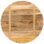 Round table top solid rough mango wood Ø 70x2.5 cm by , Table tops - Ref: Foro24-370010, Price: 88,58 €, Discount: %