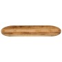 Oval table top solid rough mango wood 110x50x3.8cm by , Table tops - Ref: Foro24-370117, Price: 86,73 €, Discount: %