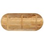 Oval table top solid rough mango wood 110x50x3.8cm by , Table tops - Ref: Foro24-370117, Price: 86,73 €, Discount: %