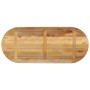 Oval table top solid rough mango wood 110x40x3.8cm by , Table tops - Ref: Foro24-370115, Price: 68,28 €, Discount: %