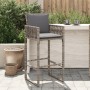 Kitchen stools with cushions 2 pcs gray synthetic rattan by , Garden chairs - Ref: Foro24-368707, Price: 179,85 €, Discount: %