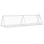 Jaula para conejos acero galvanizado plateado 400x105x91 cm de , Jaulas y habitáculos para animales pequeños - Ref: Foro24-32...