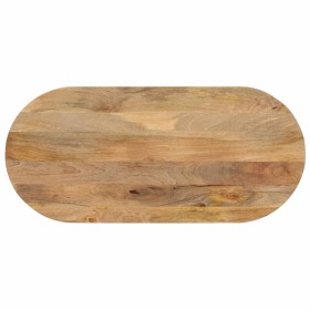 Ovale Tischplatte aus massivem Mangoholz 140x50x2,5 cm von , Tischplatten - Ref: Foro24-370129, Preis: 88,87 €, Rabatt: %