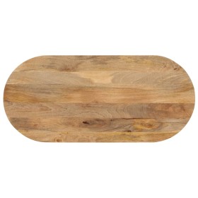 Ovale Tischplatte aus massivem Mangoholz 100x40x3,8 cm von , Tischplatten - Ref: Foro24-370134, Preis: 73,99 €, Rabatt: %