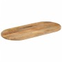 Oval table top solid mango wood 100x40x3.8 cm by , Table tops - Ref: Foro24-370134, Price: 72,93 €, Discount: %