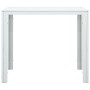 HDPE coffee table with wood look white 78x78x74 cm by vidaXL, Coffee table - Ref: Foro24-47881, Price: 67,99 €, Discount: %