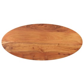 Oval table top solid acacia wood 120x50x2.5 cm by , Table tops - Ref: Foro24-370804, Price: 84,99 €, Discount: %