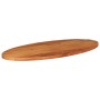 Oval table top solid acacia wood 120x50x2.5 cm by , Table tops - Ref: Foro24-370804, Price: 84,46 €, Discount: %