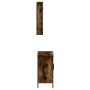 Set de muebles baño 2 pzas madera contrachapada roble ahumado de , Muebles de baño - Ref: Foro24-3214782, Precio: 106,65 €, D...