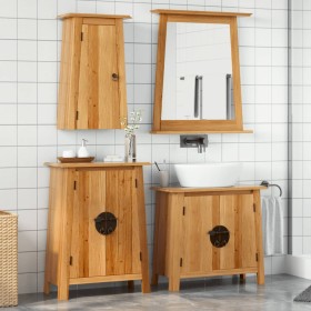 Bathroom furniture set 4 pieces solid pine wood by , Bathroom furniture - Ref: Foro24-3223463, Price: 528,23 €, Discount: %