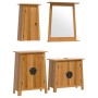 Bathroom furniture set 4 pieces solid pine wood by , Bathroom furniture - Ref: Foro24-3223463, Price: 528,23 €, Discount: %