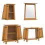 Bathroom furniture set 4 pieces solid pine wood by , Bathroom furniture - Ref: Foro24-3223463, Price: 528,23 €, Discount: %