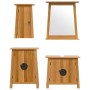 Bathroom furniture set 4 pieces solid pine wood by , Bathroom furniture - Ref: Foro24-3223463, Price: 528,23 €, Discount: %