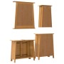 Conjunto de muebles de baño 4 piezas madera maciza de pino de , Muebles de baño - Ref: Foro24-3223463, Precio: 528,23 €, Desc...