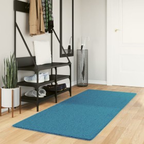 Turquoise OVIEDO short pile rug 80x200 cm by , Rugs - Ref: Foro24-375596, Price: 35,34 €, Discount: %