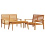 Gartenmöbel-Set 3-teilig aus massivem Akazienholz von , Gartensets - Ref: Foro24-3211797, Preis: 272,37 €, Rabatt: %