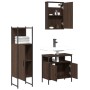 3-piece bathroom furniture set in brown oak plywood by , Bathroom furniture - Ref: Foro24-3214819, Price: 155,16 €, Discount: %