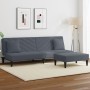 Dark gray velvet 2-piece sofa set with cushions by , Sofas - Ref: Foro24-3216263, Price: 285,21 €, Discount: %