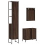 3-piece bathroom furniture set in brown oak plywood by , Bathroom furniture - Ref: Foro24-3214804, Price: 169,99 €, Discount: %