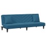 2-teilige Sofagarnitur aus blauem Samt mit Kissen von , Sofas - Ref: Foro24-3216261, Preis: 283,32 €, Rabatt: %