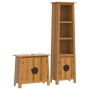 2-piece bathroom furniture set solid pine wood by , Bathroom furniture - Ref: Foro24-3223456, Price: 392,27 €, Discount: %