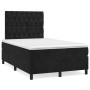 Box spring bed with black velvet mattress 120x190 cm by , Beds and slatted bases - Ref: Foro24-3270015, Price: 424,43 €, Disc...