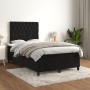 Box spring bed with black velvet mattress 120x190 cm by , Beds and slatted bases - Ref: Foro24-3270015, Price: 424,43 €, Disc...