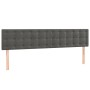 Box spring bed with dark gray velvet mattress 120x190 cm by , Beds and slatted bases - Ref: Foro24-3270020, Price: 404,52 €, ...