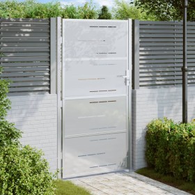 Puerta de jardín de acero inoxidable 100x180 cm de , Puertas de jardín - Ref: Foro24-376484, Precio: 207,99 €, Descuento: %