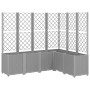 Planter with trellis PP light gray 160x120x140 cm by , Pots and planters - Ref: Foro24-367877, Price: 266,33 €, Discount: %