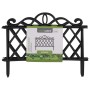 ProGarden Decorative garden fence 5 units PP black 48x34 cm by , fence panels - Ref: Foro24-447579, Price: 14,76 €, Discount: %