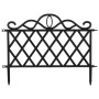 ProGarden Decorative garden fence 5 units PP black 48x34 cm by , fence panels - Ref: Foro24-447579, Price: 14,76 €, Discount: %