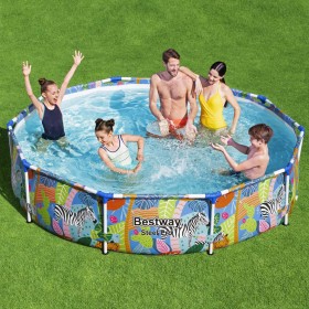 Bestway Steel Pro pool with structure 305x66 cm by Bestway, Swimming pools - Ref: Foro24-92064, Price: 117,99 €, Discount: %