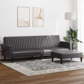 Zweiteilige Sofagarnitur aus grauem Kunstleder von , Sofas - Ref: Foro24-3216289, Preis: 321,99 €, Rabatt: %