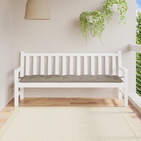 Gartenbankkissen taupegrauer Oxford-Stoff 180x50x7 cm von , Kissen für Stühle und Sofas - Ref: Foro24-361629, Preis: 39,99 €,...