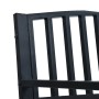 Black steel garden bench 125 cm by vidaXL, garden benches - Ref: Foro24-47941, Price: 105,99 €, Discount: %