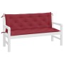 Gartenbankauflagen 2 Stück rot rot 150x50x7 cm von , Kissen für Stühle und Sofas - Ref: Foro24-361706, Preis: 56,99 €, Rabatt: %