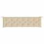 Cojín de banco de jardín tela Oxford beige 200x50x7 cm de , Cojines para sillas y sofás - Ref: Foro24-361643, Precio: 36,78 €...