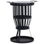 Garden brazier with BBQ grill stainless steel 47.5 cm by vidaXL, Chimneys - Ref: Foro24-47851, Price: 54,38 €, Discount: %